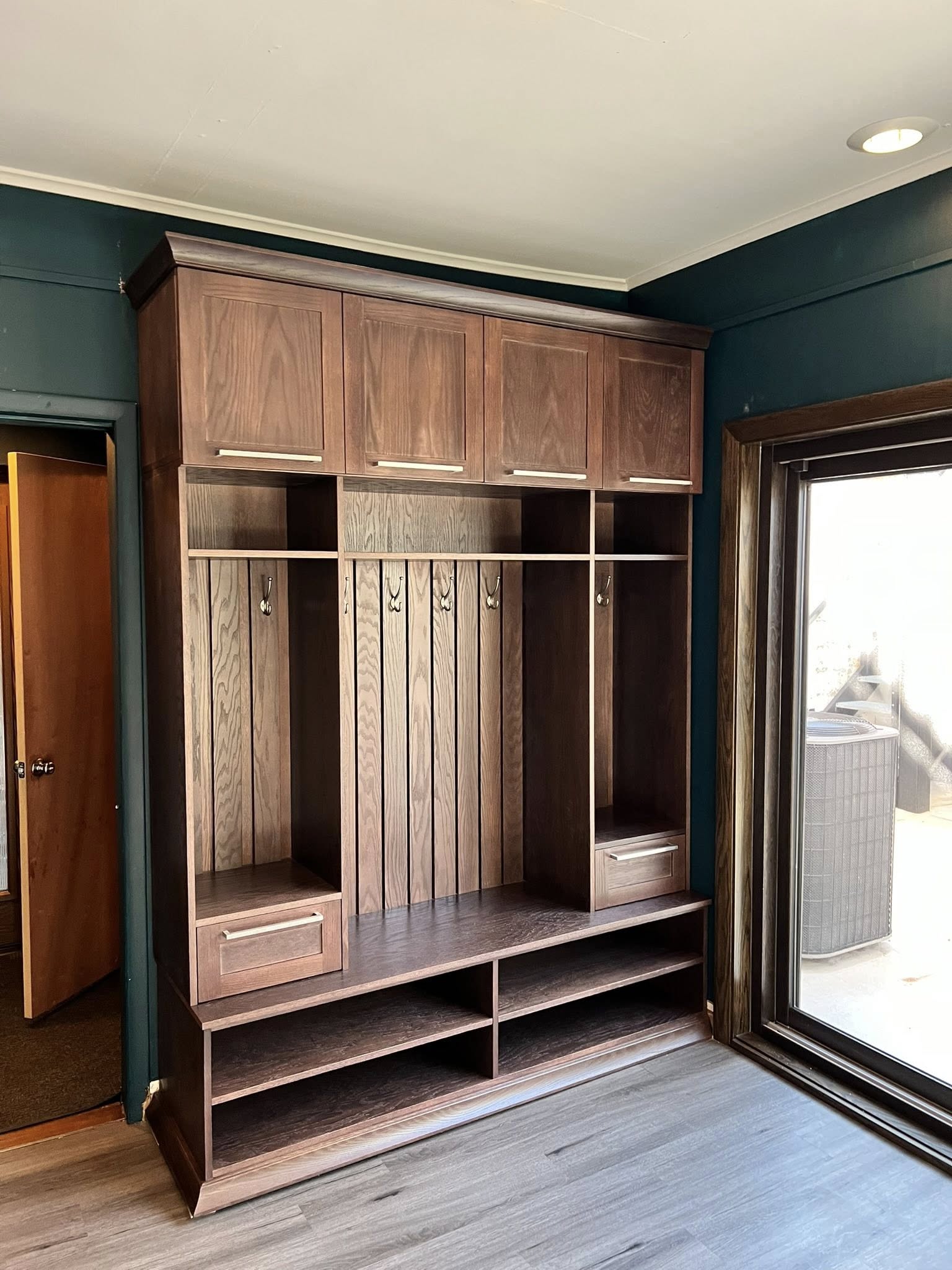 Mudroom bench with storage